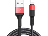 Кабель Hoco X26 Xpress lightning 1м черно-красный 0