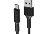 Кабель Borofone BX1 EzSync micro 1м чёрный 0