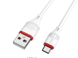 Кабель Borofone BX17 Enjoy micro 1м белый 0