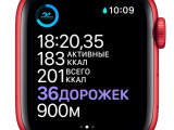 Смарт часы Apple Watch S6 40mm Sand Sport Band Красный 3