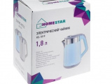 Чайник электрический HOMESTAR HS-1019 стальной голубой 0