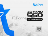 Накопитель SSD Netac N600S, 256GB, SATA III, 2.5", R/W 540/490 5