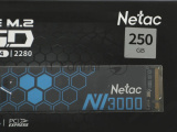 Накопитель SSD Netac NV3000, 250GB, PCIe 3.0 x4, M.2 2280, NVMe, R/W 3000/1400 6