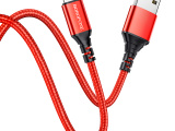 Кабель Borofone BX54 Ultra bright micro 1м красный 0