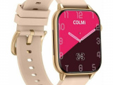 Смарт часы Colmi C60 Золото Frame White Silicone Strap 1