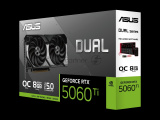 Видеокарта ASUS RTX5060Ti DUAL OC 8GB GDDR7 128bit 3xDP HDMI 2FAN RTL [DUAL-RTX5060TI-O8G] 2