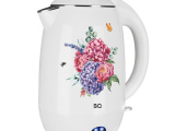 Чайник электрический BQ KT1702P Белый-Цветы 1