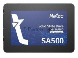 Накопитель SSD Netac SA500, 1024Gb, SATA III, 2.5", R/W 530/475 2