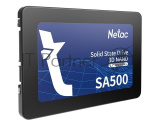 Накопитель SSD Netac SA500, 128Gb, SATA III, 2.5", R/W 500/400 3