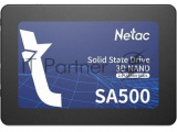 Накопитель SSD Netac SA500, 128Gb, SATA III, 2.5", R/W 500/400 6