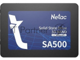Накопитель SSD Netac SA500, 240Gb, SATA, 2.5", R/W 520/450 8