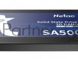 Накопитель SSD Netac SA500, 240Gb, SATA, 2.5", R/W 520/450 0