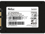 Накопитель SSD Netac SA500, 256GB, SATA III, 2.5", R/W 520/450 2