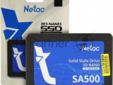 Накопитель SSD Netac SA500, 512GB, SATA III, 2.5", R/W 520/450 0