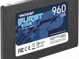 Накопитель SSD Patriot Burst Elite, 960GB, SATA, 2.5", R/W 450/320 12