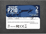 Накопитель SSD Patriot P210, 2TB, SATA III, 2.5", R/W 520/430 1