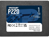 Накопитель SSD Patriot P220, 1TB, SATA III, 2.5", R/W 550/500 7