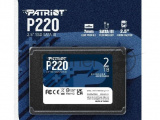 Накопитель SSD Patriot P220, 2TB, SATA III, 2.5", R/W 550/500 0