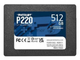 Накопитель SSD Patriot P220, 512GB, SATA III, 2.5", R/W 550/500 5