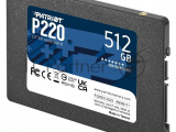 Накопитель SSD Patriot P220, 512GB, SATA III, 2.5", R/W 550/500 9