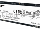 Накопитель SSD Patriot P300, 512GB, PCIe 3.0 x4, M.2 2280, NVMe, R/W 1700/1200 7
