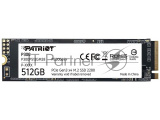 Накопитель SSD Patriot P300, 512GB, PCIe 3.0 x4, M.2 2280, NVMe, R/W 1700/1200 0