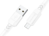 Кабель Borofone BX81 Goodway charging micro 1м белый 0