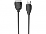 Кабель Borofone BX83  Famous silicone charging lightning 1м чёрный 0