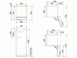 Холодильник SMEG FAB28RPG5 1
