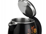 Чайник электрический BQ KT1702P черный-Flowers 2