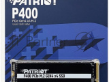 Накопитель SSD Patriot P400, 1Tb, PCIe 4.0 x4, M.2 2280, NVMe, R/W 5000/4800, с радиатором 9