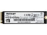 Накопитель SSD Patriot P400, 1Tb, PCIe 4.0 x4, M.2 2280, NVMe, R/W 5000/4800, с радиатором 0