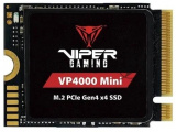 Накопитель SSD Patriot VP4000 Mini, 1Tb, PCIe 4.0 x4, M.2 2230, NVMe, R/W 5000/3500, с радиатором 8