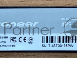 Накопитель SSD Pioneer APS-SE20-256, 256GB, M.2 2280, PCIe 3.0 x4, NVMe, R/W 2100/1600 0