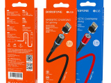 Кабель Borofone BU16 Skill magnetic USB 2.0 - microUSB 1.2м, 2.4A Чёрный 1