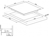 Поверхность SMEG SI2M7643B 1