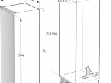 Встраиваемая морозильная камера Gorenje GDFN5182A1 2