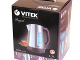 Чайник электрический Vitek VT-7082MC Loft Professional стекло/серебро 0