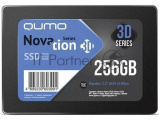 Накопитель SSD QUMO Novation 3D, 256GB, SATA III, 2.5", R/W 520/500 1