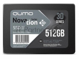 Накопитель SSD QUMO Novation 3D, 512GB, SATA III, 2.5", R/W 530/500 0
