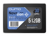 Накопитель SSD QUMO Novation 3D, 512GB, SATA III, 2.5", R/W 540/520 0