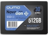 Накопитель SSD QUMO Novation 3D, 512GB, SATA III, 2.5", R/W 560/540 0