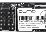 Накопитель SSD QUMO Novation, 512GB, PCIe 3.0 x4, M.2 2280, NVMe, R/W 3100/2000 1