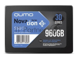Накопитель SSD QUMO Novation, 960GB, SATA III, 2.5", R/W 560/520 0