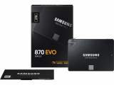 Накопитель SSD Samsung 870 EVO, 2TB, SATA III, 2.5", R/W 560/530 12