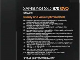 Накопитель SSD Samsung 870 QVO, 1TB, SATA III, 2.5", R/W 560/530 23