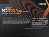Накопитель SSD Samsung 970 EVO Plus MZ-V7S250BW, 250Gb, PCIe 3.0 x4, M.2 2280, NVMe, R/W 3500/2300 28