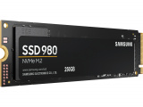 Накопитель SSD Samsung 980, 250GB, PCIe 3.0 x4, M.2 2280, NVMe, R/W 2900/1300 20