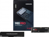 Накопитель SSD Samsung 980 PRO, 250GB, PCIe 4.0 x4, M.2 2280, NVMe, R/W 6400/2700 5