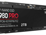 Накопитель SSD Samsung 980 PRO, 2TB, PCIe 4.0 x4, M.2 2280, NVMe, R/W 7000/5000 4